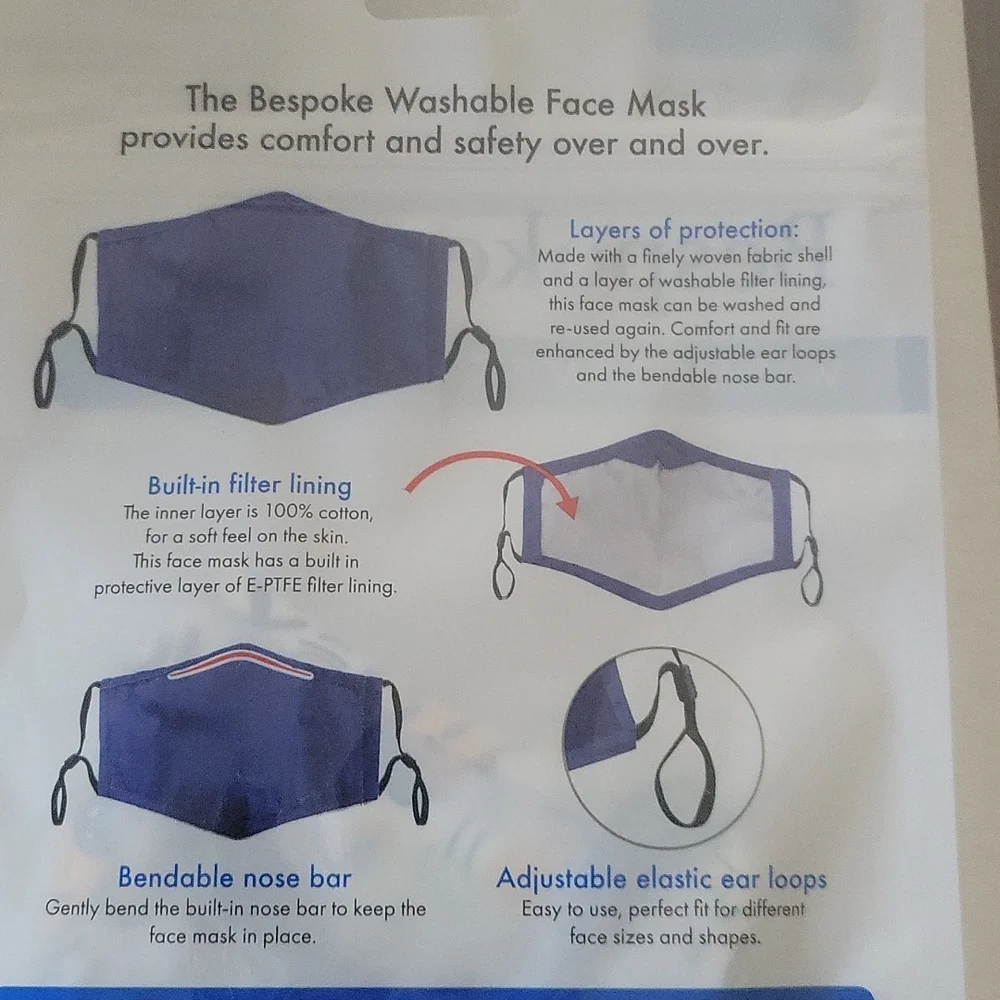 🆕️ Bespoke Washable face mask 